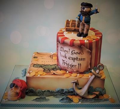 Pirate Farewell Cake - Cake by Shereen