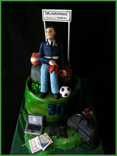 The passions of a policeman - Cake by Cristina Quinci