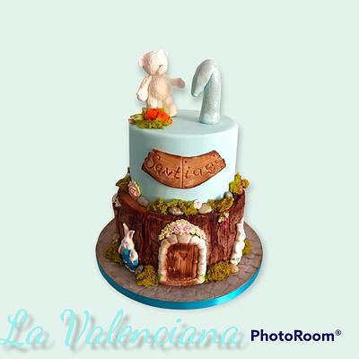 First birthday cake - Cake by La Valenciana tartas