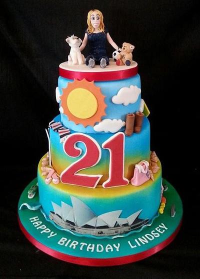 21st birthday cake - Cake by Too Nice to Slice