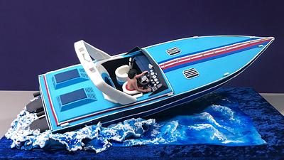 Speed Boat Cake - Cake by Serdar Yener | Yeners Way - Cake Art Tutorials