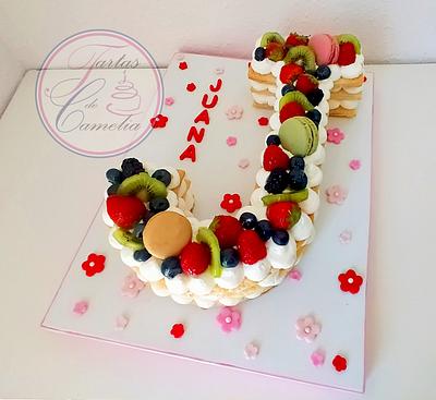 TARTA LETRA J - Cake by Camelia
