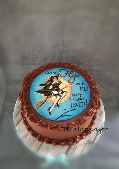 Sexy witch cake - Cake by Julieta ivanova Julietas cakes