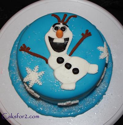 Olaf - Cake by Glen Paul