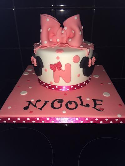 Minnie Mouse Themed Cake - Cake by Truly Scrummy