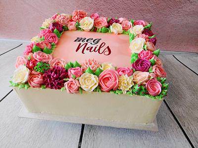 Flowers Cake - Cake by FajneCiacho