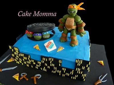 TMNT - Cake by cakemomma1979