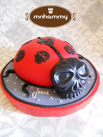 Ladybug from the dark - Cake by Mnhammy by Sofia Salvador