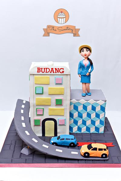 Buildings Cake - Cake by The Sweetery - by Diana