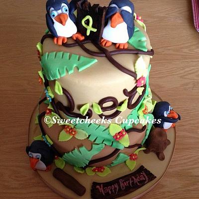 Penguins of Madagascar!! - Cake by Amy Archibald