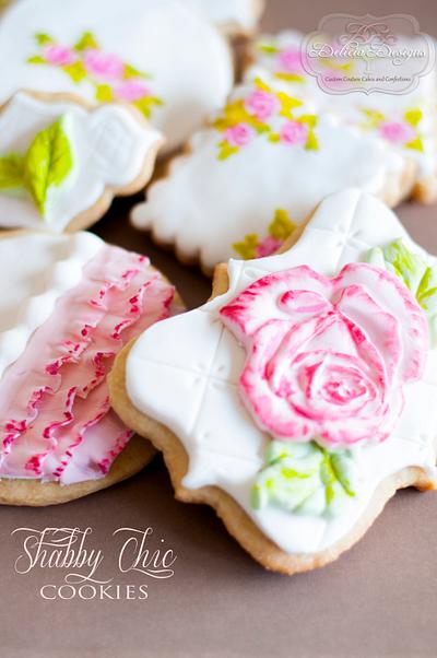 Shabby Chic Cookies - Cake by Delicia Designs