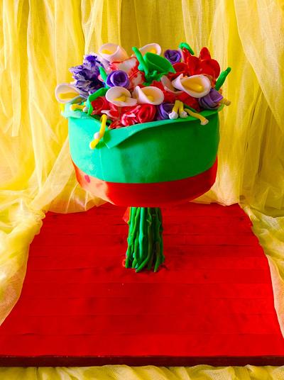 Gravity bouquet cake - Cake by Dora Th.