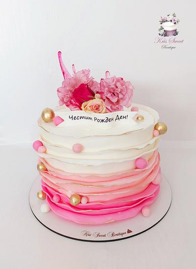 Birthday cake  - Cake by Kristina Mineva