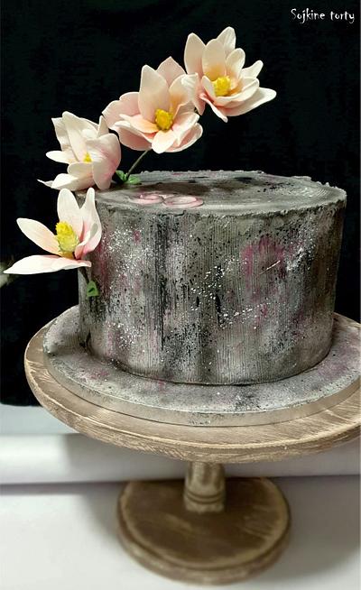 Magnolia cake - Cake by SojkineTorty