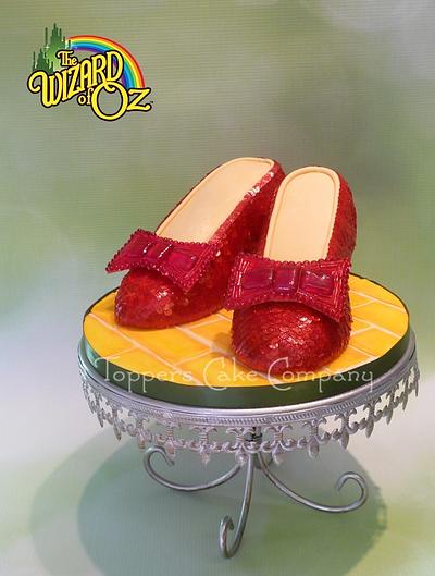 The Ruby Slippers - A tribute to the 75th Anniversary of The Wizard of Oz - Cake by Scott R.