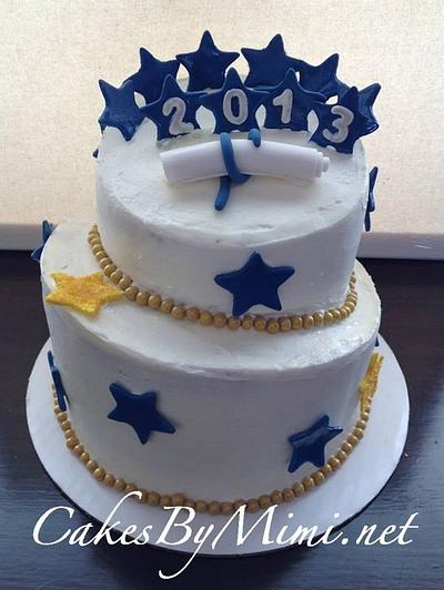 Topsy Turvy Graduation Cake - Cake by Emily Herrington