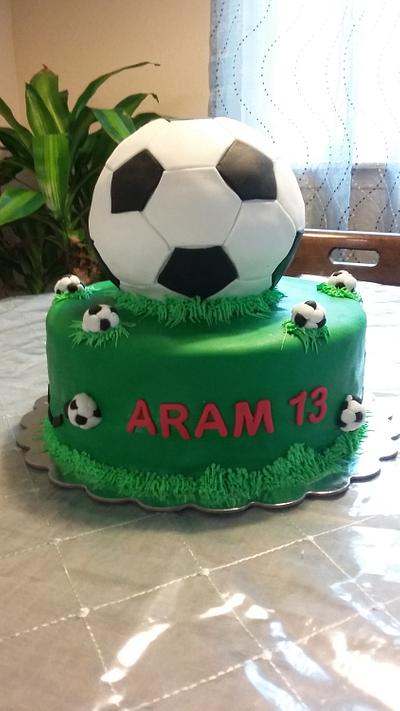 soccer cake - Cake by luma
