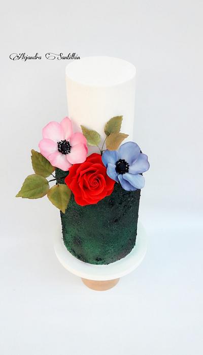 Pastel floral  - Cake by Alejandra Santillán
