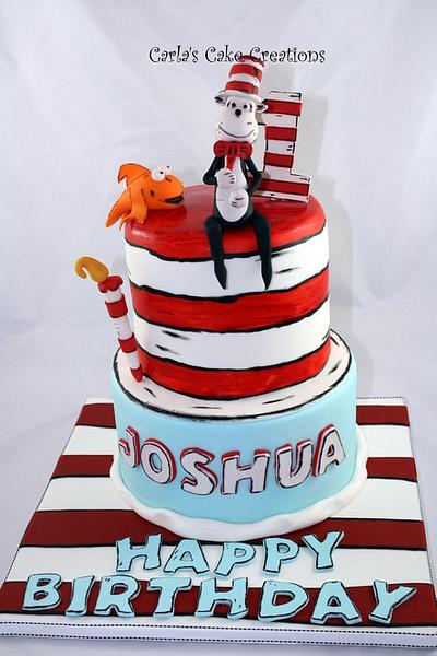 Dr. Seuss - Cat in the Hat - Cake by Carla