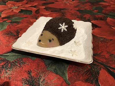 Hedgehog In The Snow - Cake by Snezana