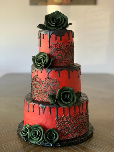 Gothic Sweet 16 - Cake by Brandy-The Icing & The Cake