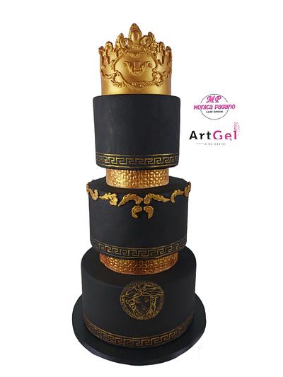 Torta 18"compleanno versace - Cake by Monica Pagano 