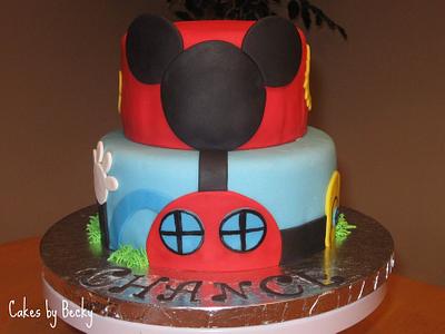 Mickey Mouse Clubhouse Cake - Cake by Becky Pendergraft