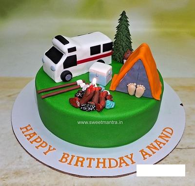 Caravan Road Trip cake - Cake by Sweet Mantra Homemade Customized Cakes Pune