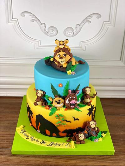 King lion cake - Cake by Tanya Shengarova