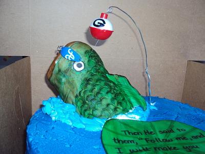 Bass Fish Cake - Cake by Casi Stephenson