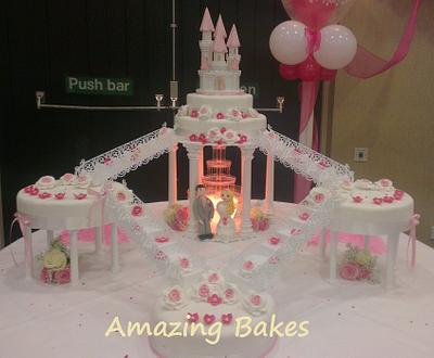 Fairy Tale Castle Wedding Cake - Cake by Amazing Bakes
