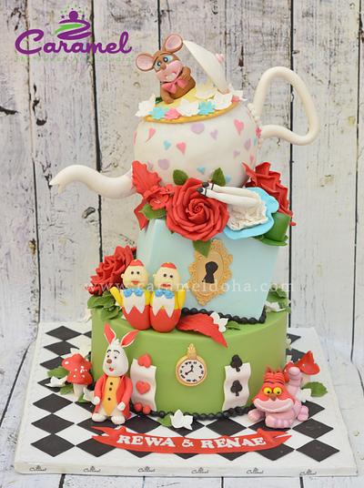 Alice in Wonderland Cake - Cake by Caramel Doha