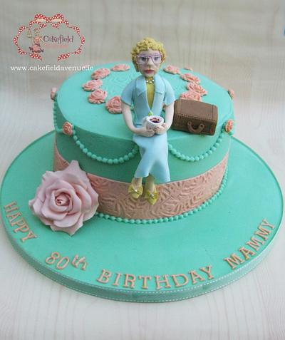 80th Birthday Cake - Cake by Agatha Rogowska ( Cakefield Avenue)