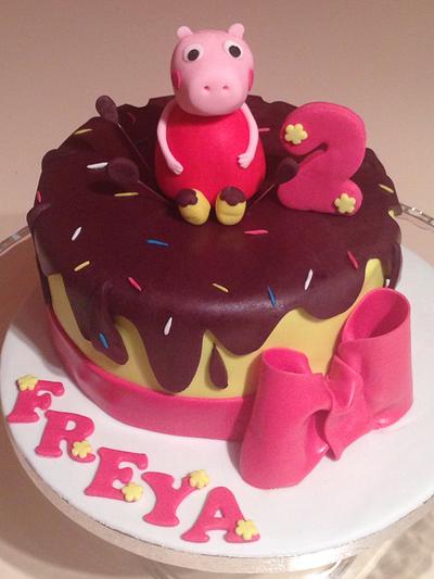 Peppa Pig Cake - Cake by Michelle Hand @cakesbyhand