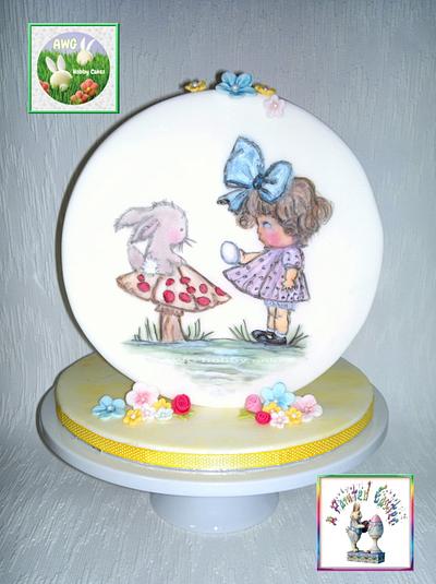 Painted Easter Collaboration  - Cake by AWG Hobby Cakes