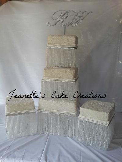 5-Tier wedding cake  - Cake by Jeanette's Cake Creations and Courses