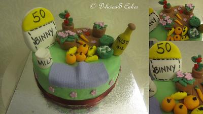 Garden Cake  - Cake by devinasoni