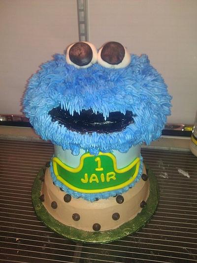 Cookie monster - Cake by Cakemedic