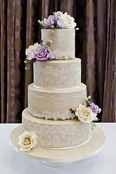 Champagnes and Lilacs - Cake by Joanna Rose