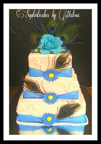 Peacock Theme - Cake by Sophisticakes by Malissa