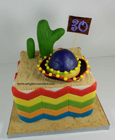 Fun Fiesta cake - Cake by iriene wang