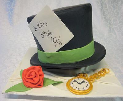 Mad Hatter Hat from Alice in Wonderland - Cake by Gil