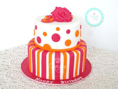 Birthday cake - Cake by CupcakeCity