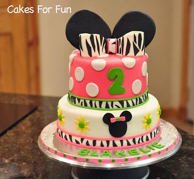 Minnie Mouse Birthday - Cake by Cakes For Fun