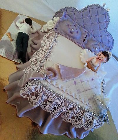 Wedding bed - Cake by Martina