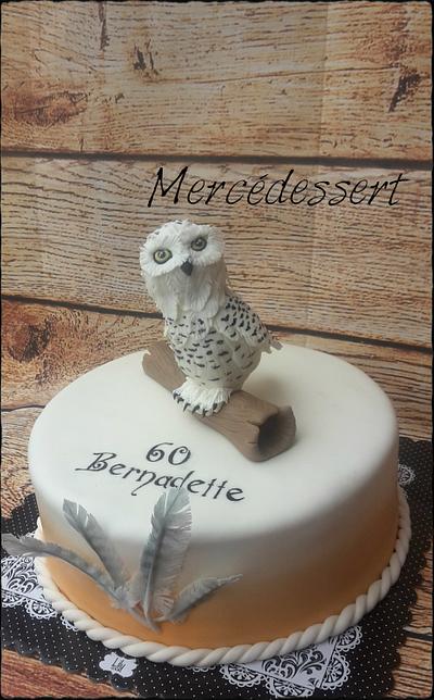 Harfang Owl cake - Cake by Mercedessert