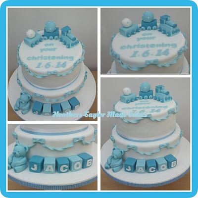 christening cake - Cake by Heathers Taylor Made Cakes