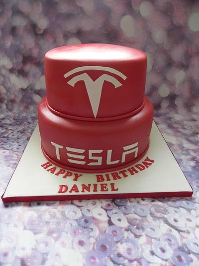 Tesla cake. - Cake by Karen's Cakes And Bakes.