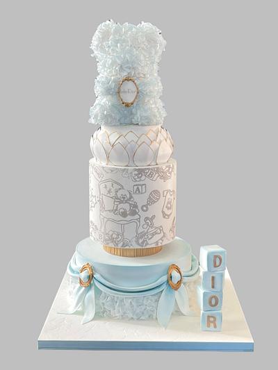 Baby Dior cake  - Cake by Cindy Sauvage 