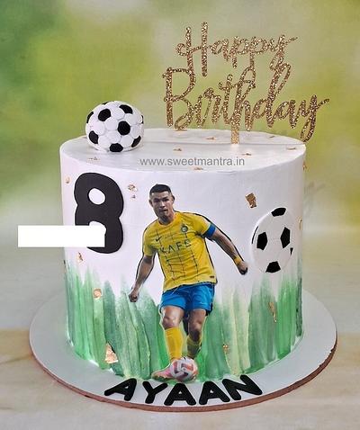 Ronaldo cake for kid - Cake by Sweet Mantra Homemade Customized Cakes Pune